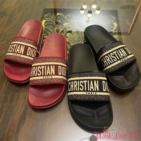 christian dior slides red|Christian Dior slides cheap.